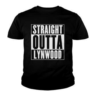 Straight Outta Lynwood California Vacation Gift Youth T-shirt | Mazezy