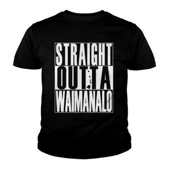 Straight Outta Waimanalo By Hawaii Nei All Day Youth T-shirt | Mazezy