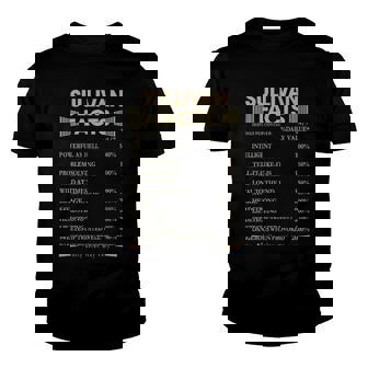 Sullivan Name Gift Sullivan Facts Youth T-shirt - Seseable
