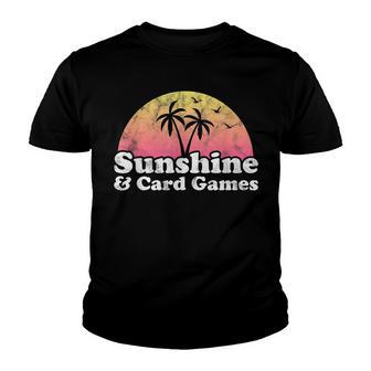 Sunshine And Card Games Youth T-shirt - Thegiftio UK