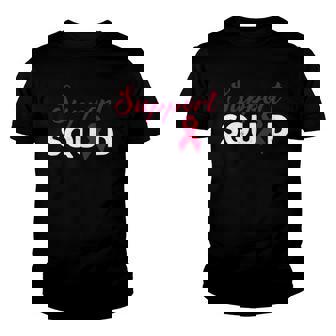 Support Squad Multiple Myeloma Awareness Day Ribbon Warriors Youth T-shirt | Mazezy