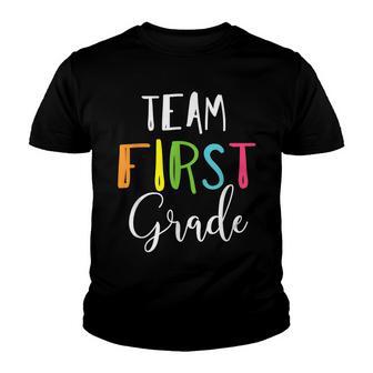 Team 1St Grade Teacher Back To School Youth T-shirt - Thegiftio UK