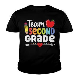 Team Second Grade Hello 2Nd Grade Back To School Funny V2 Youth T-shirt - Thegiftio UK