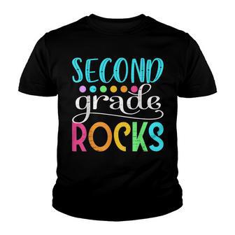 Team Second Grade Hello 2Nd Grade Rocks Back To School Funny Youth T-shirt - Thegiftio UK