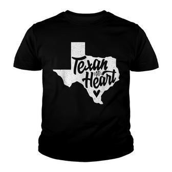 Texan At Heart Youth T-shirt - Thegiftio UK