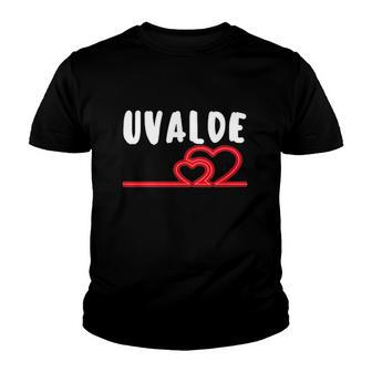 Texas Strong Pray For Texas Love To Uvalde Strong Youth T-shirt | Mazezy