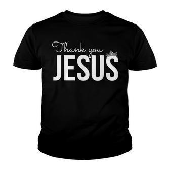 Thank You Jesus -Christian Jesus Lovers Youth T-shirt - Thegiftio UK
