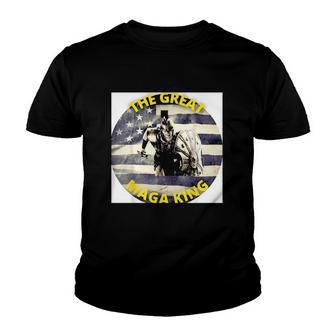The Great Maga King Trump Lovers Youth T-shirt | Mazezy