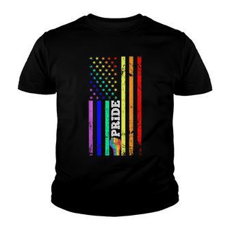 The Pride American Gay Pride Flag Youth T-shirt - Thegiftio UK