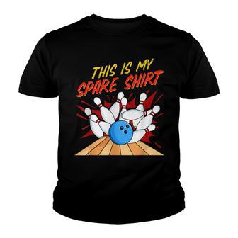 This Is My Spare Strike Bowling Youth T-shirt - Thegiftio UK