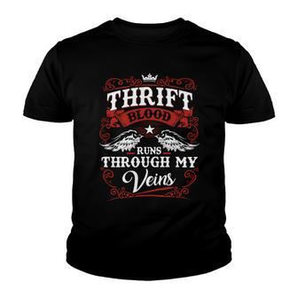 Thrift Name Shirt Thrift Family Name Youth T-shirt - Monsterry