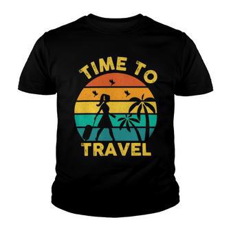 Time To Travel 807 Trending Shirt Youth T-shirt | Favorety UK