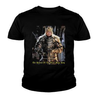 Trump King Of Avalon Maga King The Return Of The Great Maga King Youth T-shirt | Mazezy