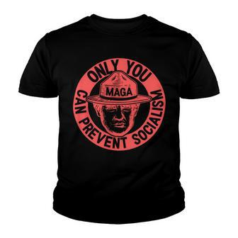 Ultra Maga 2024 Only You Can Prevent Socialism We The People 1776 2022 Red Youth T-shirt - Monsterry CA