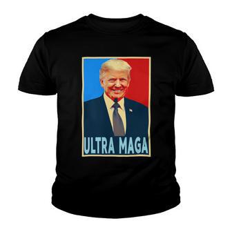 Ultra Maga President Donald Trump Gift Youth T-shirt | Favorety DE