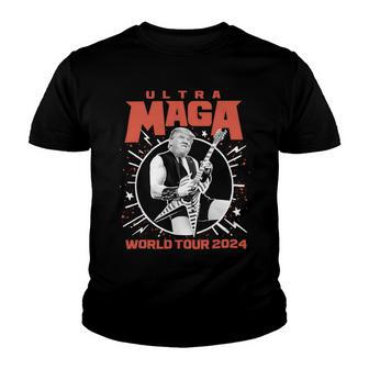 Ultra Maga Trump 2024 Tshirt Heavy Metal World Tour Youth T-shirt | Favorety CA