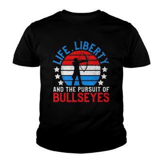 Usa Archery Funny Bow And Arrow July 4Th Archer Gift Youth T-shirt - Thegiftio UK