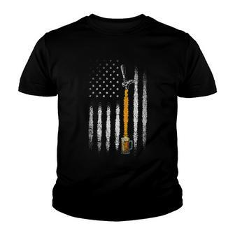 Usa Flag Craft Beer Youth T-shirt - Thegiftio UK
