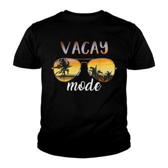 Vacay Mode Women Vacation Sunglasses Summer Cruise Youth T-shirt - Thegiftio UK