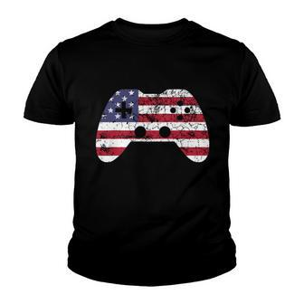 Video Game Gamer 4Th Of July Independence Day Youth T-shirt - Monsterry AU