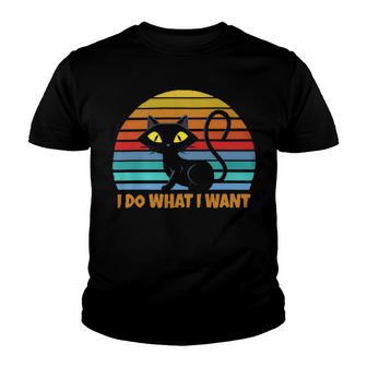 Vintage Black Cat Lover 272 Shirt Youth T-shirt | Favorety DE