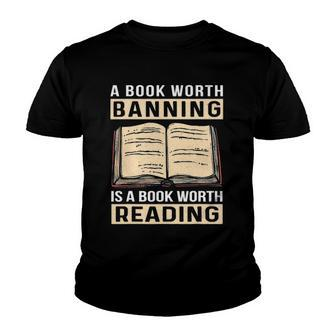 Vintage Censorship Book Reading Nerd I Read Banned Books Youth T-shirt | Mazezy