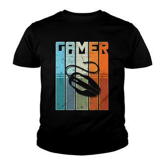 Vintage Gamer Gifts Video Game Lovers Gamers Cgaming Youth T-shirt | Mazezy