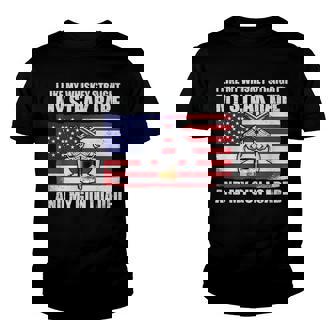 Vintage Patriotic Whiskey Steak Guns Freedom Whiskey Lover Youth T-shirt - Thegiftio