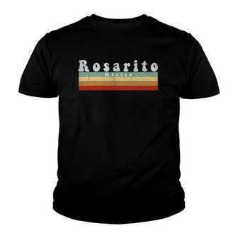 Vintage Retro 70S 80S Rosarito Mexico Youth T-shirt - Thegiftio UK