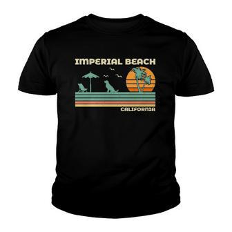 Vintage Retro Family Vacation California Imperial Beach Youth T-shirt | Mazezy