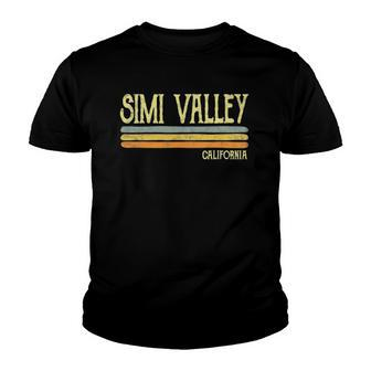 Vintage Retro Simi Valley California Vacation Gift Youth T-shirt | Mazezy