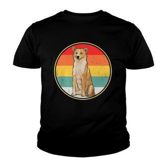 Vintage Retro Sunset Canaan Dog Dog Youth T-shirt | Mazezy