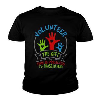 Volunteer - The Of Time Is Priceless 54 Trending Shirt Youth T-shirt | Favorety