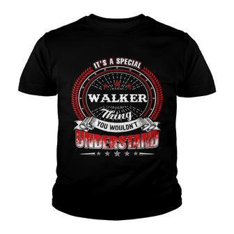 Walker Shirt Family Crest Walker T Shirt Walker Clothing Walker Tshirt Walker Tshirt Gifts For The Walker Youth T-shirt - Seseable