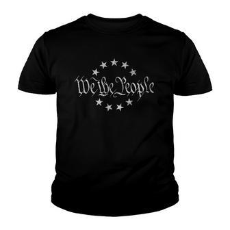 We The People Betsy Ross Ring Of Stars Liberty Freedom Youth T-shirt - Thegiftio UK