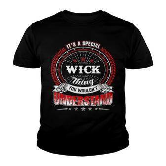 Wick Shirt Family Crest Wick T Shirt Wick Clothing Wick Tshirt Wick Tshirt Gifts For The Wick Youth T-shirt - Seseable