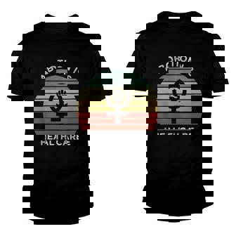 Womens Abortion Is Healthcare For Feminist Feminism Pro-Abortion V-Neck Youth T-shirt | Mazezy