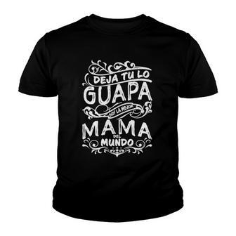 Womens Camisa De Mujer Mejor Mama Del Mundo Para Día De La Madre Youth T-shirt | Mazezy DE