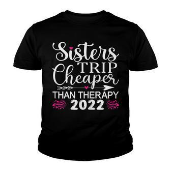 Womens Sisters Trip 2022 Weekend Vacation Lover Girls Road Trip V2 Youth T-shirt - Thegiftio UK