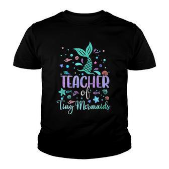 Womens Teacher Of Tiny Mermaid Mermazing Back To School Girls Women Youth T-shirt - Thegiftio UK