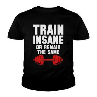 Workout Quote Lifting Training Cool Fitness Lover Gift Youth T-shirt | Mazezy