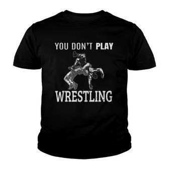 Wrestling Quote S Gift For Wrestler Boys Wrestle Coach Youth T-shirt - Thegiftio UK