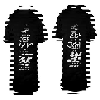 Zoe Name Gift Keep Calm And Let Zoe Handle It Youth T-shirt | Seseable FR