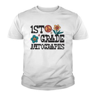 1St Grade Last Day Of School Autograph Youth T-shirt | Mazezy
