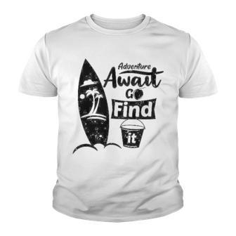 Adventure Await Go Find Itsummer Shirt Travel Tee Adventure Shirts Action Shirt Funny Tees Graphic Tees Youth T-shirt | Favorety UK