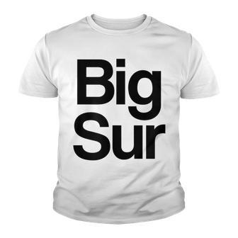 Big Sur Classic Summer Surf Beach Road Trip Van Camping Youth T-shirt - Thegiftio UK