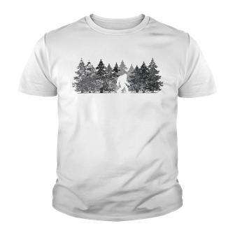 Bigfoot In The Forest Youth T-shirt | Favorety UK