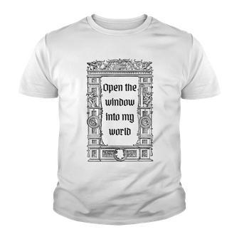 Black White Gothic Medieval Youth T-shirt | Favorety UK