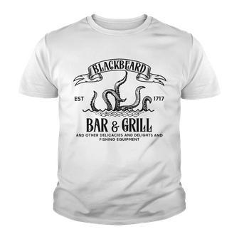 Blackbeards Bar And Grill Est Youth T-shirt | Favorety AU