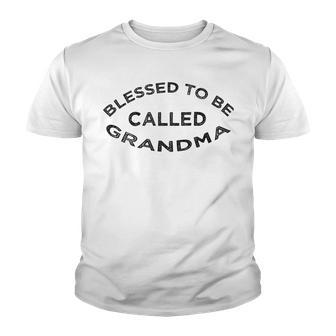 Blessed To Be Called Grandma Sticker Youth T-shirt | Favorety UK